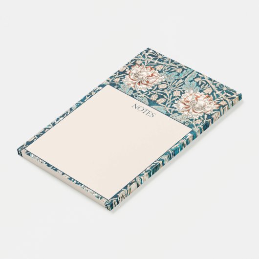 NA IT-OPMERKINGEN : WILLIAM MORRIS : HONEYSUCKLE POST-IT® NOTES (Schuin)
