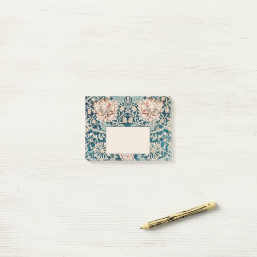 NA IT-OPMERKINGEN : WILLIAM MORRIS : HONEYSUCKLE POST-IT® NOTES (Op bureau)