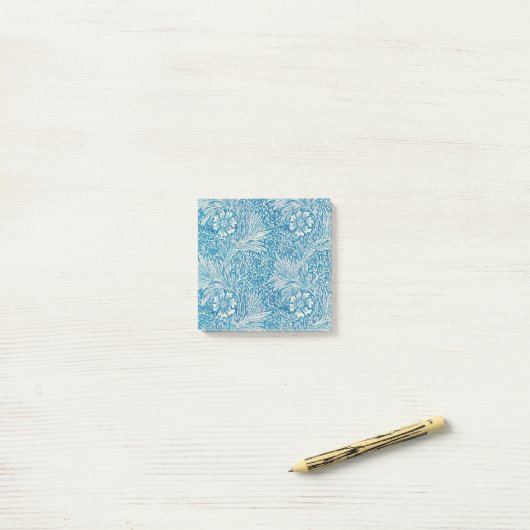 NA IT-OPMERKINGEN : WILLIAM MORRIS : MARIGOLD POST-IT® NOTES (Op bureau)