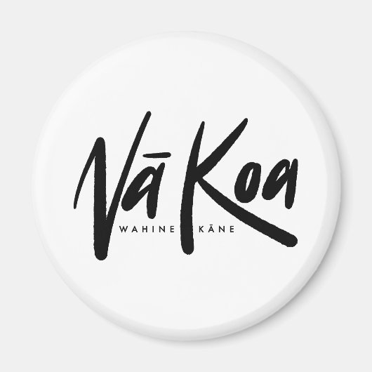 Na Koa Magnet (Cirkel) (Voorkant)