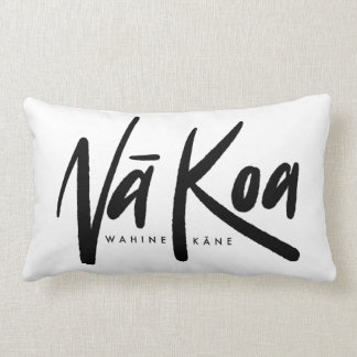 Na Koa Sierkussen (zwart op wit) Kussen