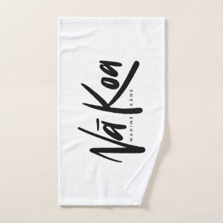 Na Koa Sweat Towel (zwart op wit) Handdoek