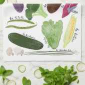 Nā lauʻai witte keukenhanddoek (Gevouwen)