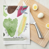 Nā lauʻai witte keukenhanddoek (Quarter Fold)