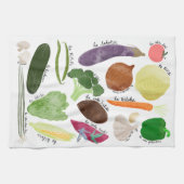 Nā lauʻai witte keukenhanddoek (Horizontaal)