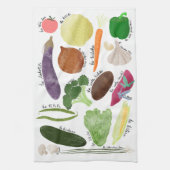 Nā lauʻai witte keukenhanddoek (Verticaal)