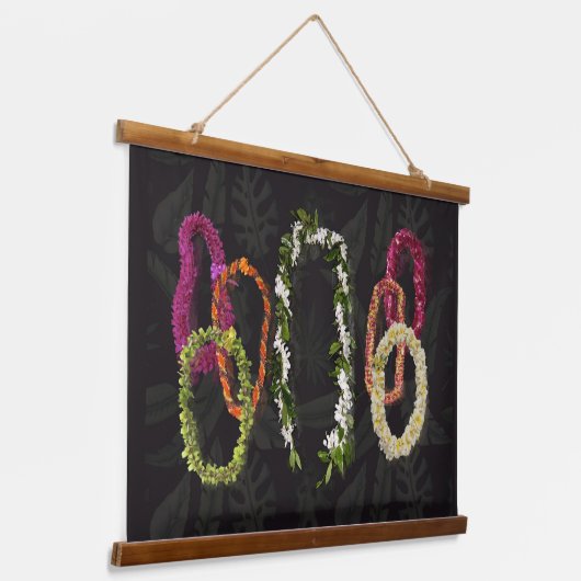 Na Lei O' Hawaii Hangend Wandkleed (Gebogen)