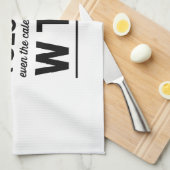 Na maandag en dinsdag theedoek (Quarter Fold)