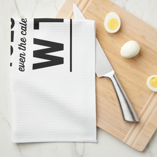 Na maandag en dinsdag theedoek (Quarter Fold)