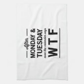 Na maandag en dinsdag theedoek (Verticaal)