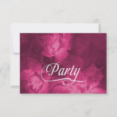 Na Magenta Roze de Bloemen van de Waterverf van de Kaart (Voorkant)