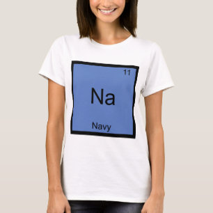 Na - Marine Scheikunde Elementsymbool T-shirt