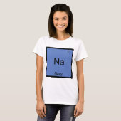 Na - Marine Scheikunde Elementsymbool T-shirt (Voorkant volledig)