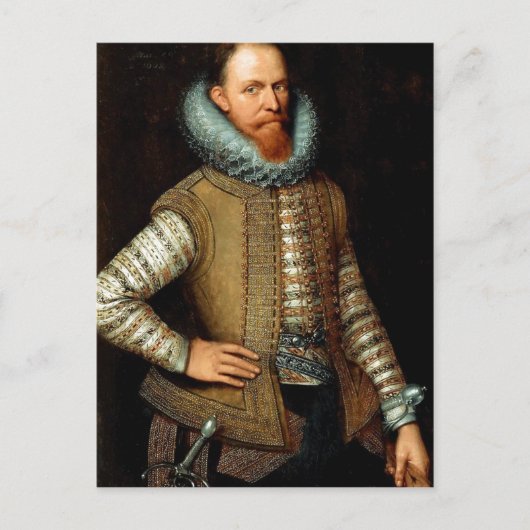 na Michiel Jansz van Mierevelt: Maurice of Na Briefkaart (Voorkant)