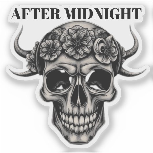 NA MIDDERNACHT STICKER (Voorkant)