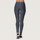 Na Midnight Blue Solid Color 19-4109 Leggings (Achterkant)