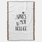 Na mij de overstroming - Franse expressie Deken (Voorkant Verticaal)