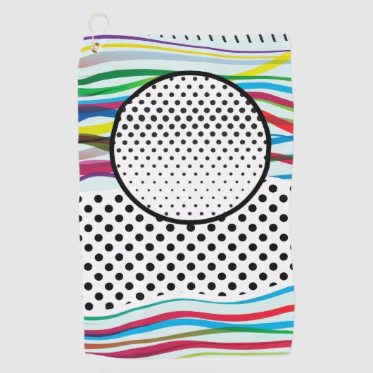 Na Morris en POP Chiffon Scarf Golfhanddoek (Voorkant)