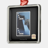 Na na na nooom metalen ornament (Links)