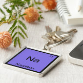 Na - Napoleon Funny Chemistry Element Symbol T-shi Sleutelhanger (Zijkant)