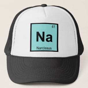 Na - Narcissus Griekse scheikunde Periodiek Systee Trucker Pet