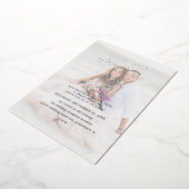 Na ontvangst van partijfoto-bruiloft folie uitnodiging (Gedraaid)