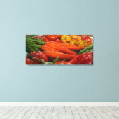 Na oogst canvas afdruk (Insitu (Houten vloer))