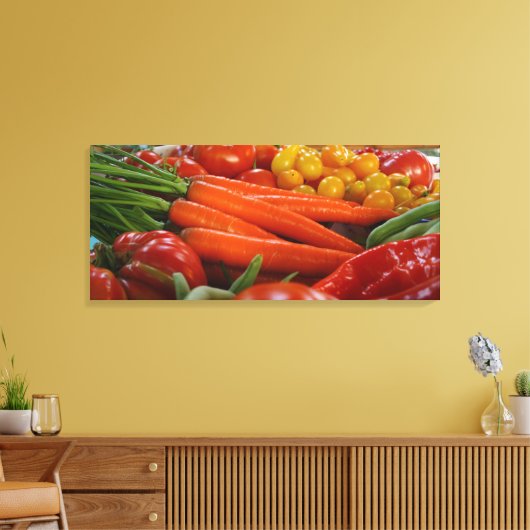 Na oogst canvas afdruk (Insitu (Woonkamer))