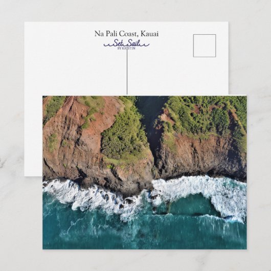 Na Pali Coast Briefkaart (Voorkant / Achterkant)