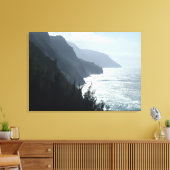 Na Pali Coast Canvas Afdrukken (Insitu (Woonkamer))