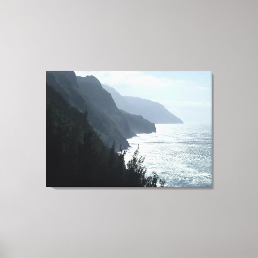Na Pali Coast Canvas Afdrukken (Voorkant)