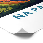 Na Pali Coast Hawaii Reisposter Poster (Hoek)