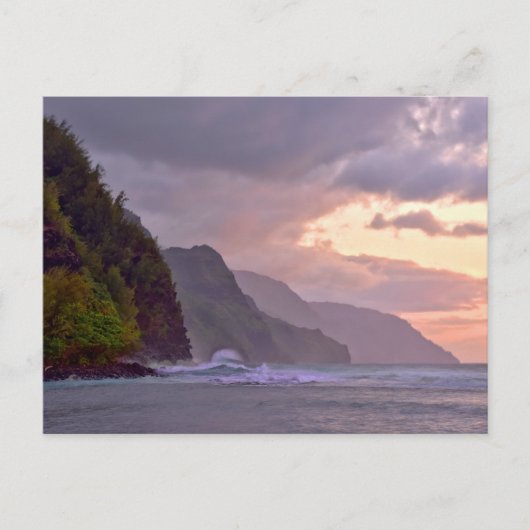 Na Pali Coast Kauai, Hawaii Briefkaart (Voorkant)