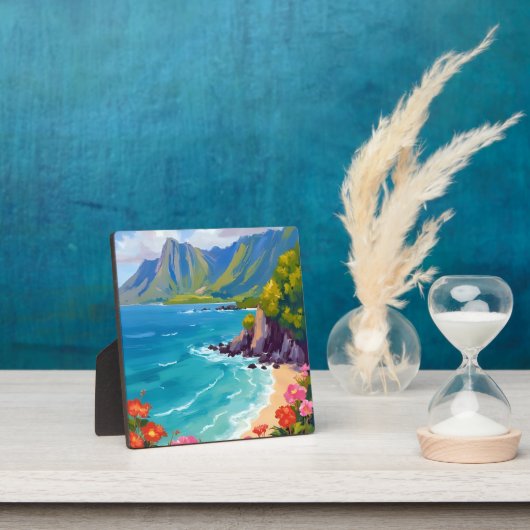 Na Pali Coast Kauai Hawaii Kustlijn Schilderkunst Fotoplaat (Insitu)