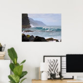 Na Pali Coast, Kauai, Hawaii, Poster (Thuiskantoor)