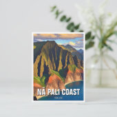 Nā Pali Coast Kauai Hawaii Reizen Briefkaart (Staand voorkant)