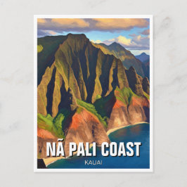 Nā Pali Coast Kauai Hawaii Reizen Briefkaart