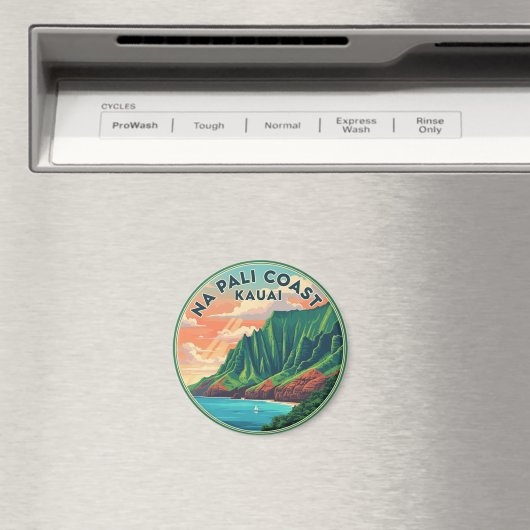 Nā Pali Coast Kauai Hawaii Reizen Magneet (Insitu (Vaatwasser))