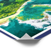 NA PALI COAST - KAUAI ISLAND - HAWAII POSTER (Hoek)