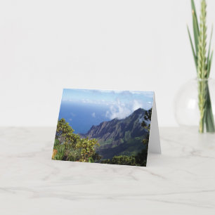 Na Pali Coast Notecard. Kaart