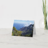 Na Pali Coast Notecard. Kaart (Voorkant)