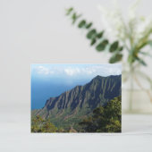 Na Pali Coast op het briefkaart Kauai (Staand voorkant)