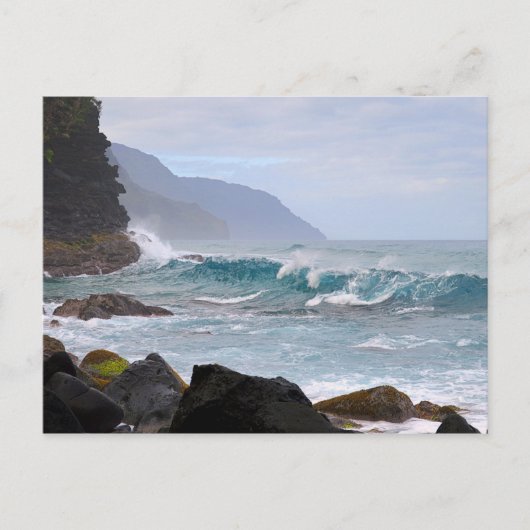 Na Pali Coast op Kauai, Hawaii Briefkaart (Voorkant)