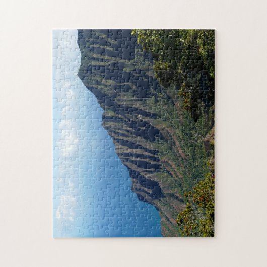 Na Pali Coast op Kauai-puzzel Legpuzzel (Verticaal)