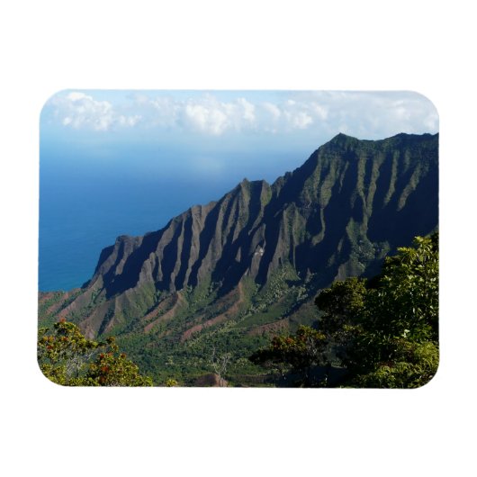 Na Pali Coast op Kauai rechthoekige magneet (Horizontaal)