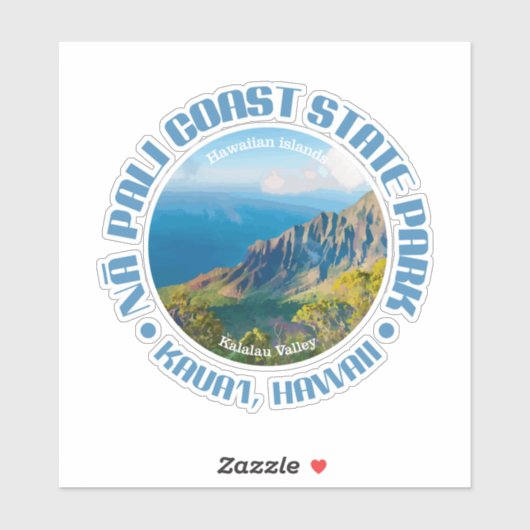 Na Pali Coast SP Sticker (Vel)