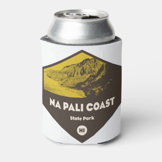 Nā Pali Coast State Park Hawaii Blikjeskoeler (Blikje Achterkant)