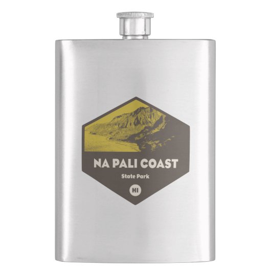 Nā Pali Coast State Park Hawaii Flacon (Voorkant)