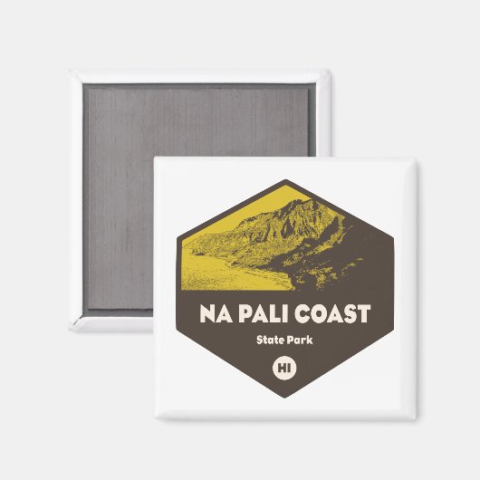 Nā Pali Coast State Park Hawaii Magneet (Voorkant / Achterkant)