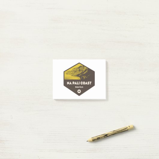 Nā Pali Coast State Park Hawaii Post-it® Notes (Op bureau)